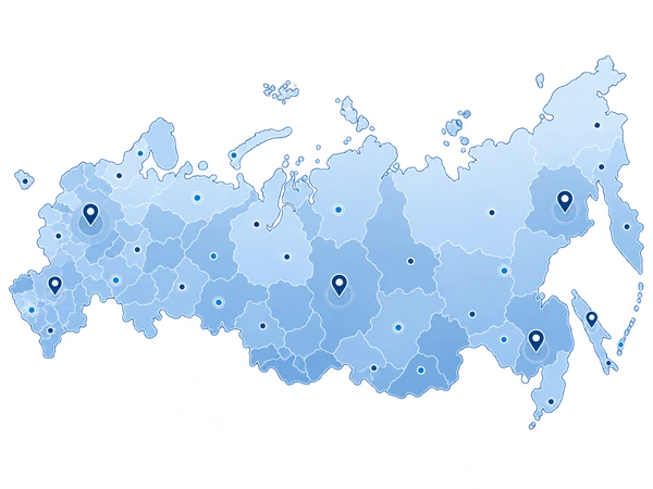 Карта регионов России